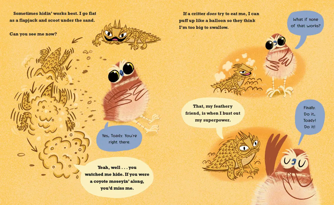 Horned Toad Has a Superpower US - Hardback
