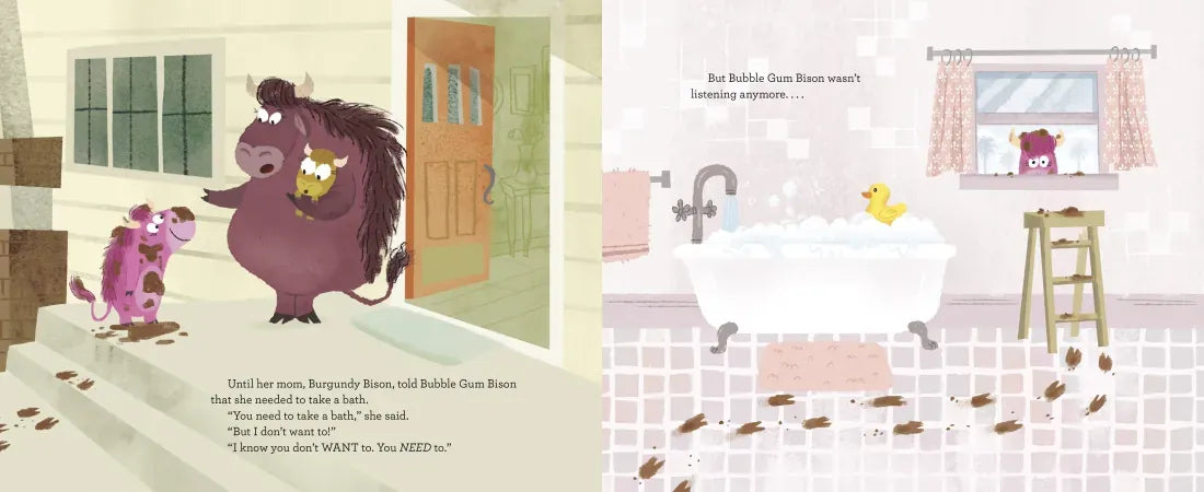 Bubble Gum Bison Needs a Bath US - Hardback (9780593702956)