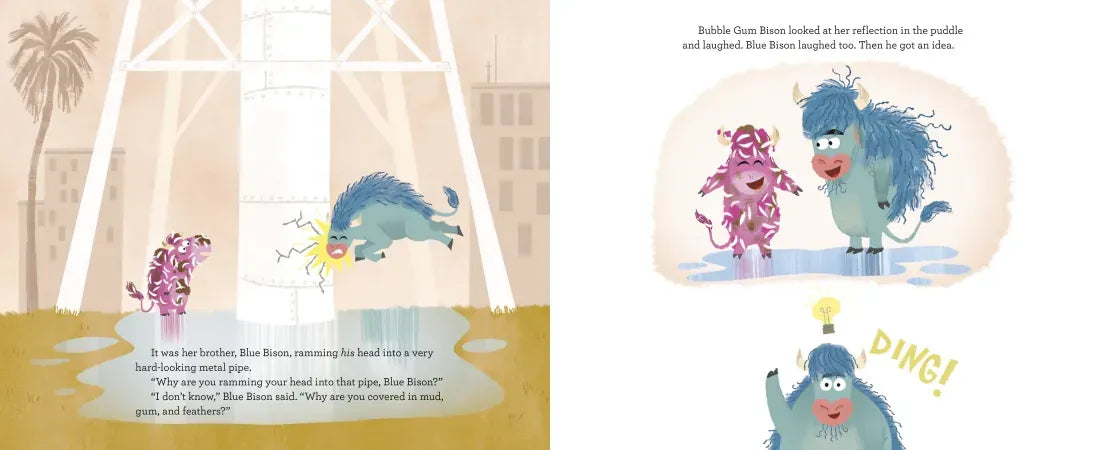 Bubble Gum Bison Needs a Bath US - Hardback (9780593702956)