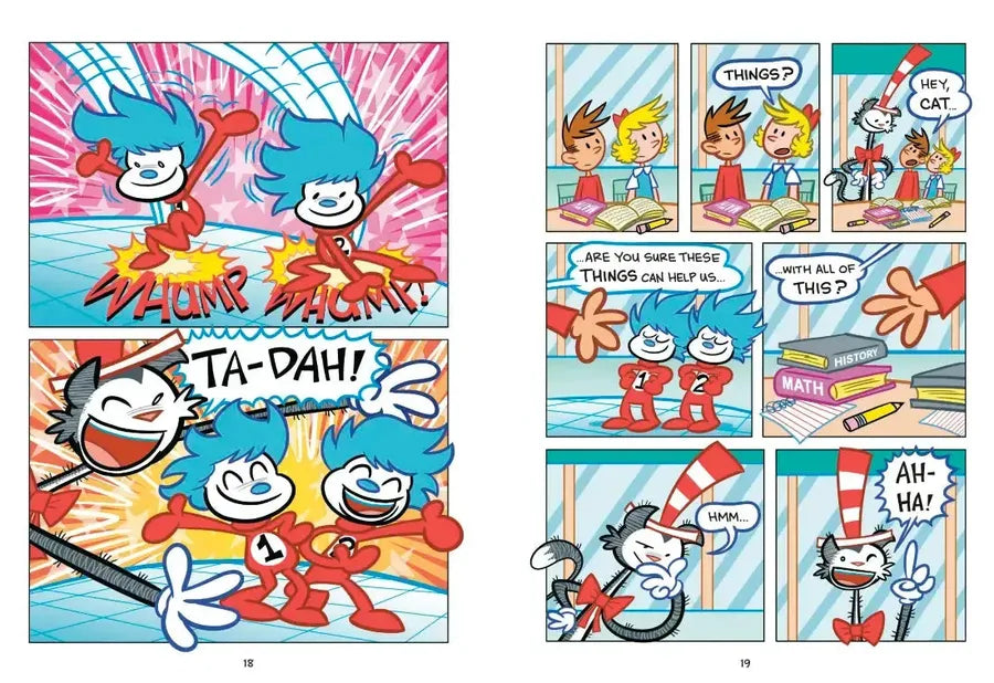 Dr. Seuss Graphic Novel: Thing One and Thing Two Have Homework to Do US - Hardback (9780593703120)