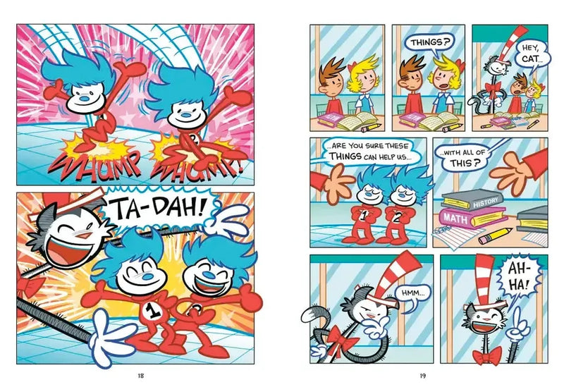 Dr. Seuss Graphic Novel: Thing One and Thing Two Have Homework to Do US - Hardback (9780593703120)