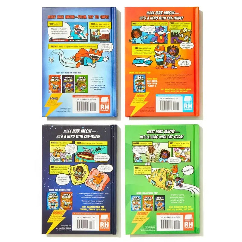 Max Meow Boxed Set: Welcome to Kittyopolis (Books 1-4) US - Multiple-component retail product, boxed