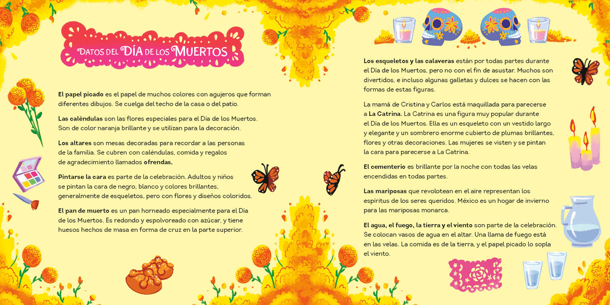 ¡Celebra el Día de los Muertos! (Celebrate the Day of the Dead Spanish Edition) interior 3 (ISBN 9780593703809)