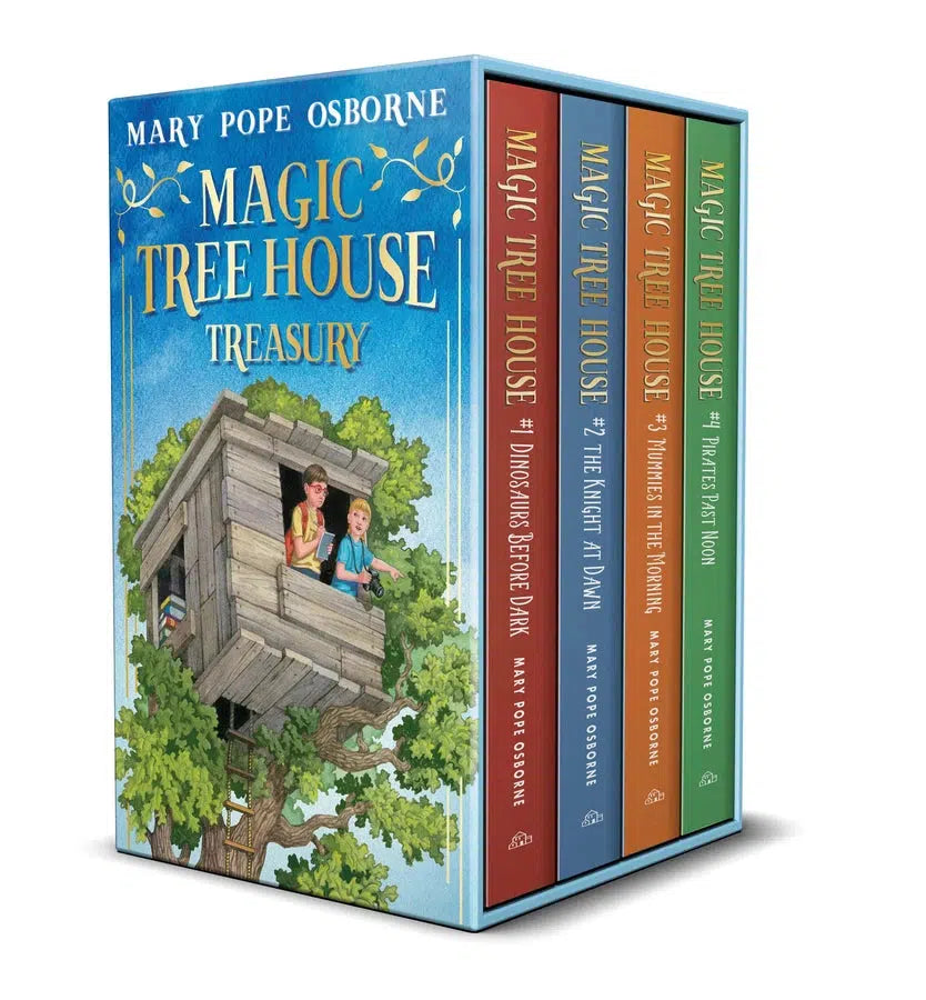 Magic Tree House 1-4 Treasury Boxed Set-Children’s / Teenage fiction: Action and adventure stories-買書書 BuyBookBook