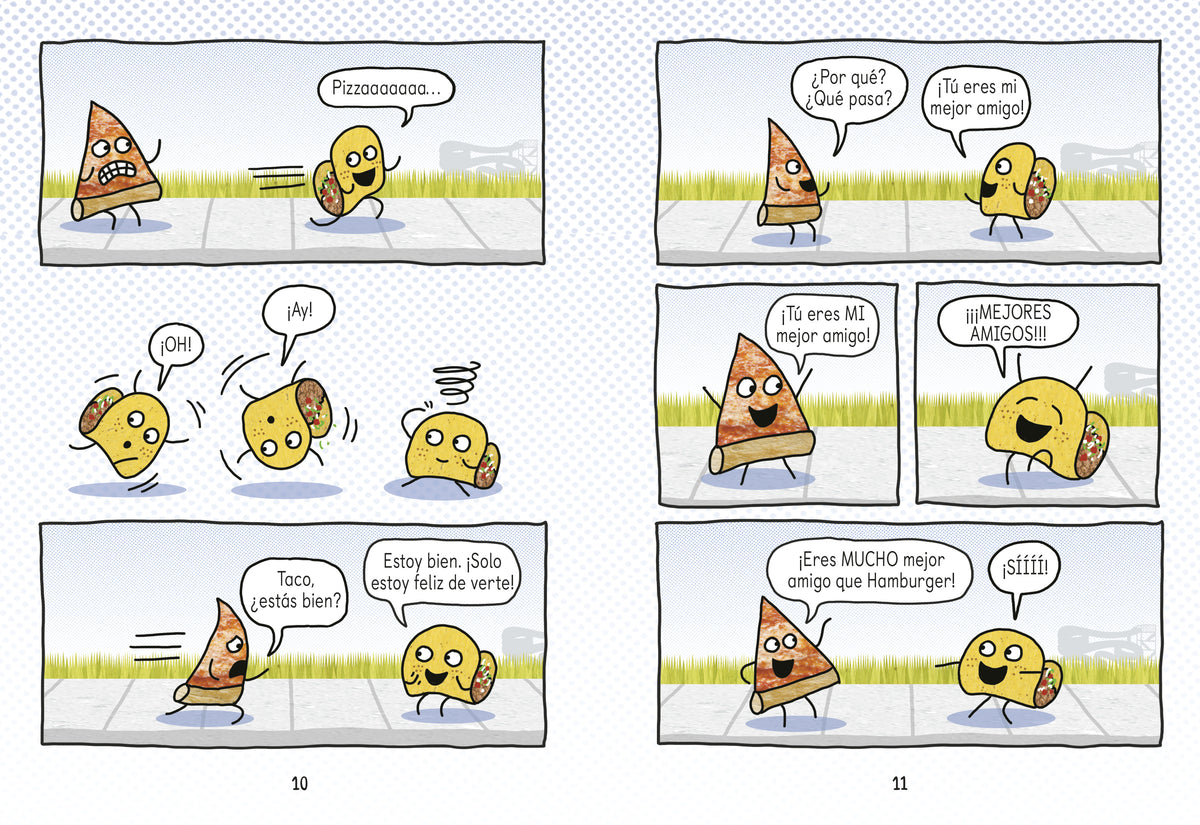 Pizza y Taco: ¿Quién es el mejor? interior 2 (ISBN 9780593704325)