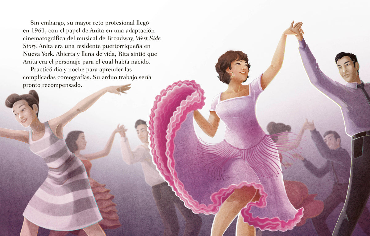 Mi Little Golden Book sobre Rita Moreno (Rita Moreno: A Little Golden Book Biography Spanish Edition) interior 2 (ISBN 9780593704332)