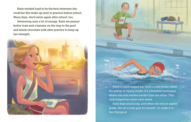 Katie Ledecky: A Little Golden Book Biography US - Hardback