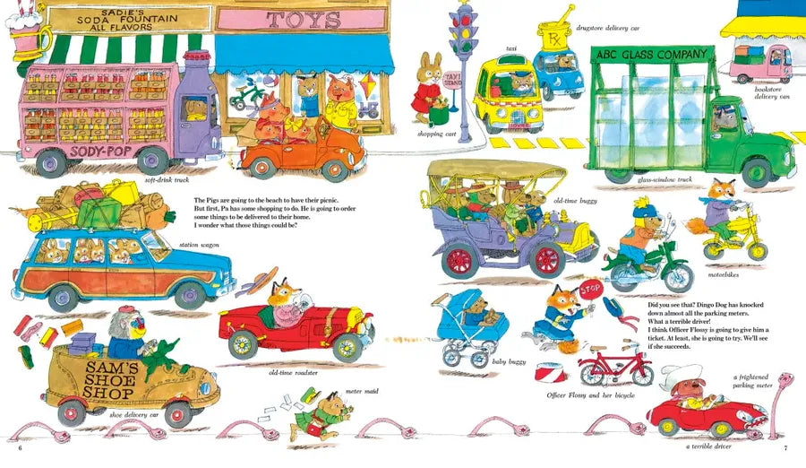 Richard Scarry's Cars and Trucks and Things That Go US - Hardback (9780593706305)