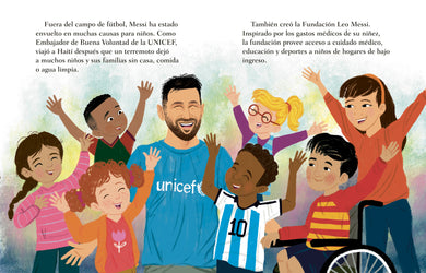 Mi Little Golden Book sobre Lionel Messi (My Little Golden Book About Lionel Messi Spanish Edition) interior 3 (ISBN 9780593707647)