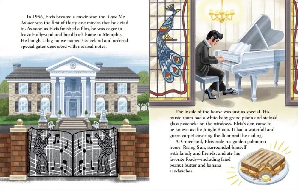 Elvis Presley: A Little Golden Book Biography US - Hardback