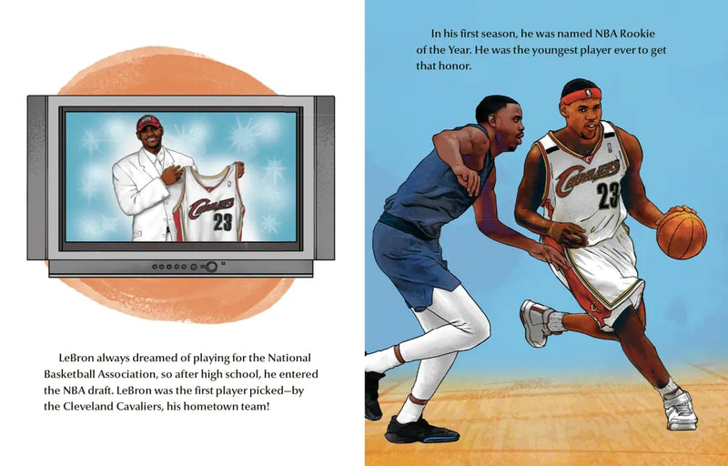 LeBron James: A Little Golden Book Biography US - Hardback