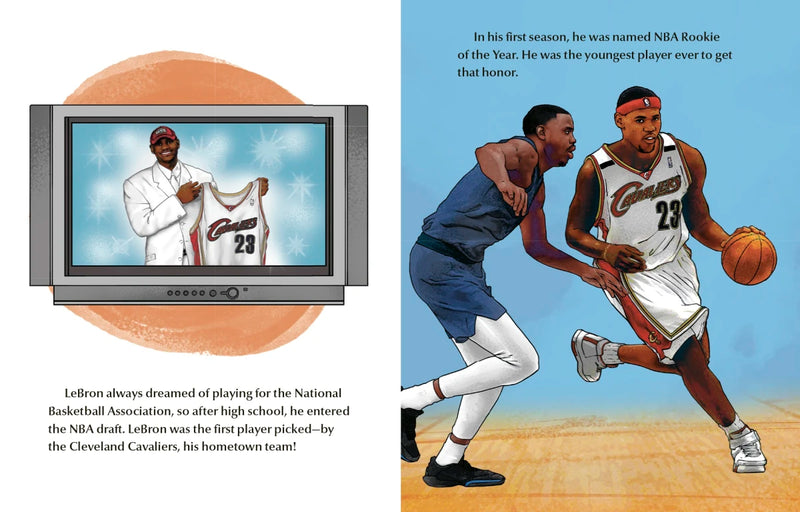 LeBron James: A Little Golden Book Biography US - Hardback