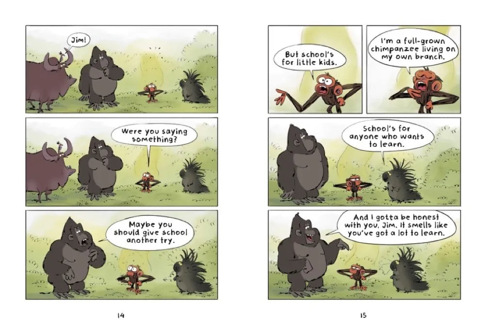 Grumpy Monkey School Stinks! US - Hardback (9780593709344)
