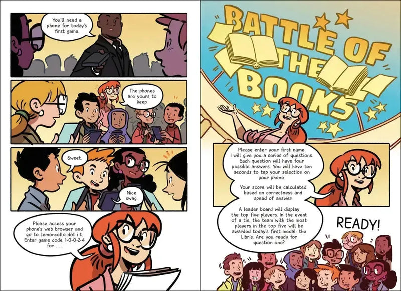 Mr. Lemoncello's Library Olympics: The Graphic Novel US - Hardback (9780593709825)