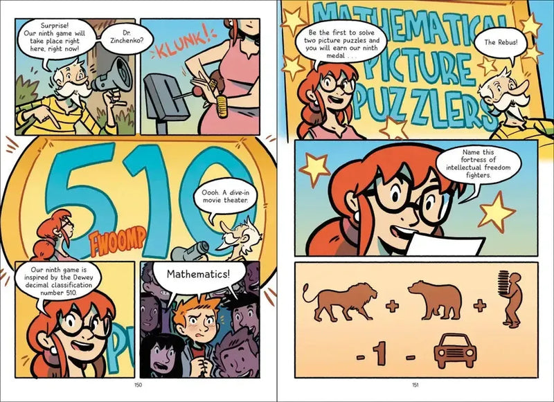 Mr. Lemoncello's Library Olympics: The Graphic Novel US - Hardback (9780593709825)