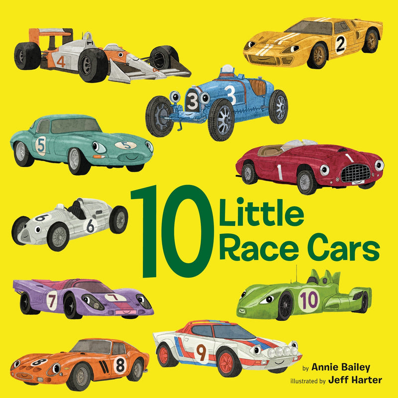 10 Little Race Cars-Children’s / Teenage fiction: Sporting stories-買書書 BuyBookBook