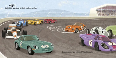 10 Little Race Cars US - Board book