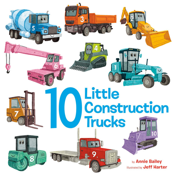 10 Little Construction Trucks-Children’s / Teenage fiction: General and modern fiction-買書書 BuyBookBook