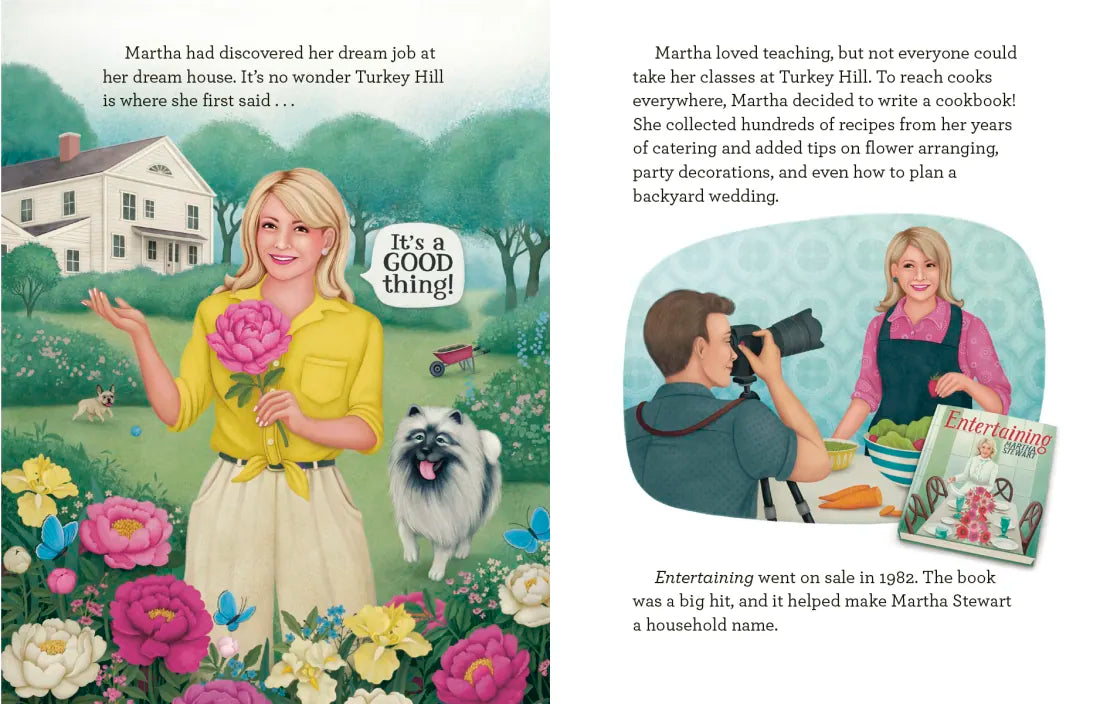Martha Stewart: A Little Golden Book Biography US - Hardback