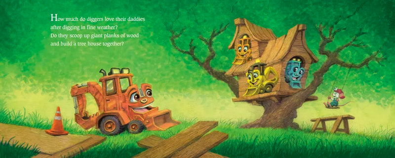 Diggers Love Their Daddies! US - Board book