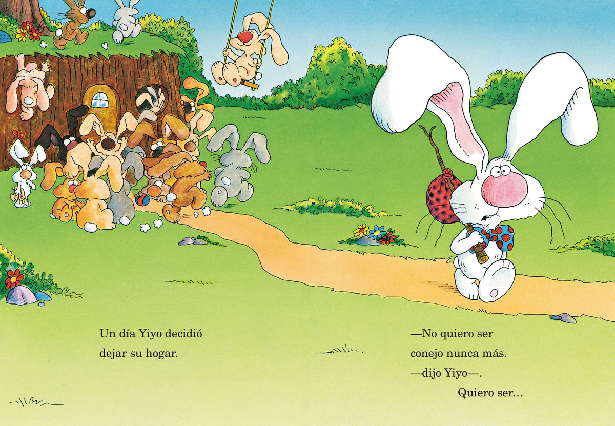 No es fácil ser conejo (It's Not Easy Being a Bunny Spanish Edition) interior 1 (ISBN 9780593711743)