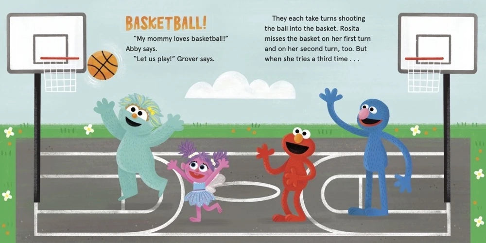 Elmo's Sports Day (Sesame Street) US - Board book