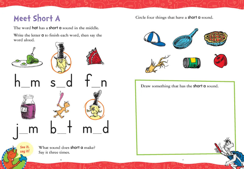 Dr. Seuss Phonics Level 1 Workbook US - Paperback / softback