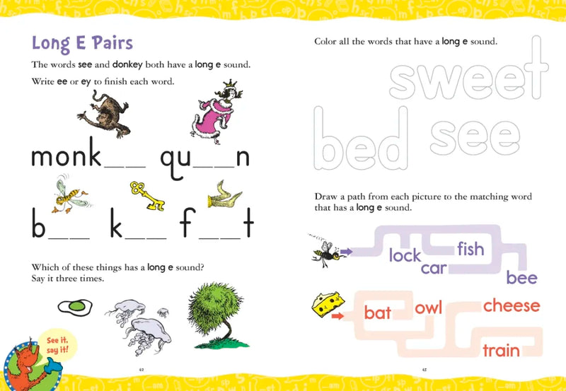 Dr. Seuss Phonics Level 2 Workbook US - Paperback / softback