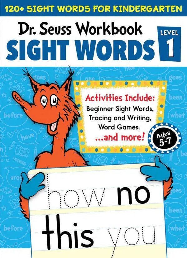 Dr. Seuss Sight Words Level 1 Workbook-Educational: First / native language: Spelling and vocabulary-買書書 BuyBookBook