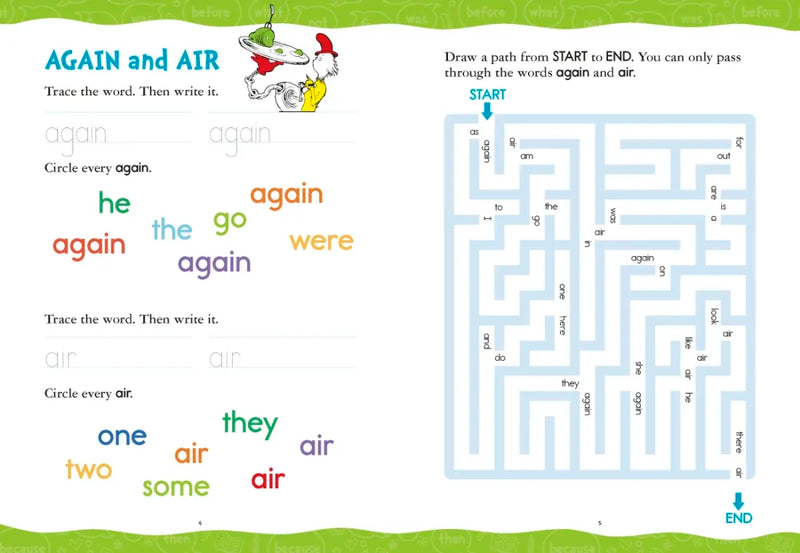 Dr. Seuss Sight Words Level 2 Workbook US - Paperback / softback