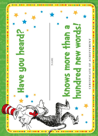 Dr. Seuss Sight Words Level 2 Workbook US - Paperback / softback