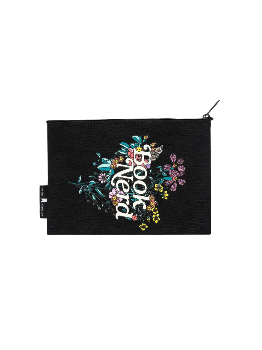 Book Nerd Floral Pouch US - Tote bag