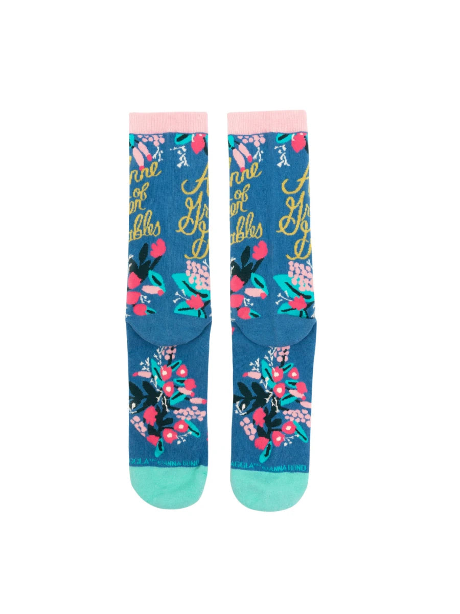 Puffin in Bloom: Anne of Green Gables Socks - Small US - Other apparel
