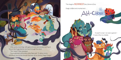 Diego Fuego the Firefighting Dragon US - Hardback