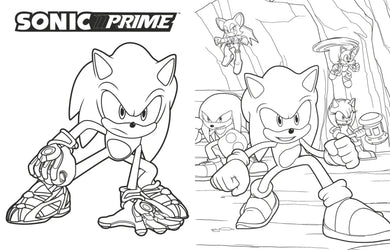 The Ultimate Sonic Prime Coloring Book US - Paperback / softback