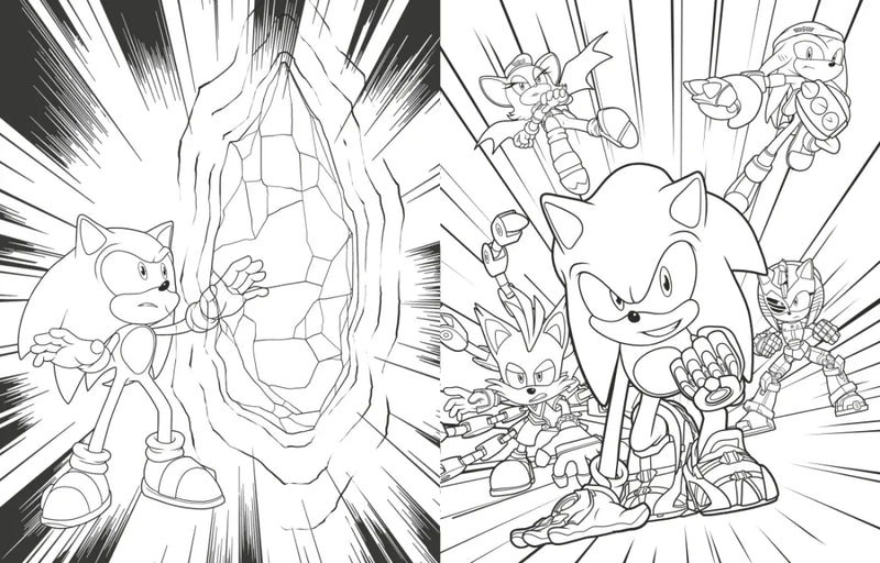 The Ultimate Sonic Prime Coloring Book US - Paperback / softback