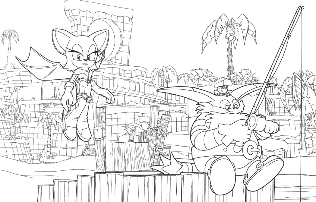 The Ultimate Sonic Prime Coloring Book US - Paperback / softback