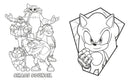 The Ultimate Sonic Prime Coloring Book US - Paperback / softback