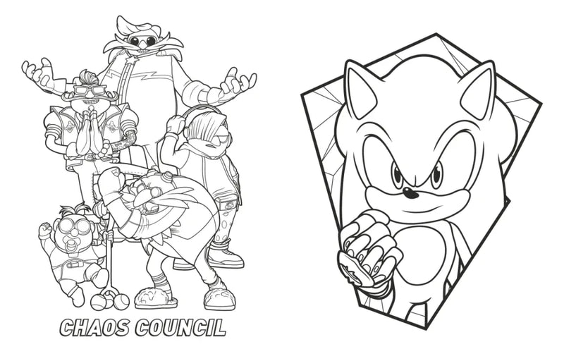The Ultimate Sonic Prime Coloring Book US - Paperback / softback