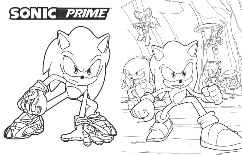 The Ultimate Sonic Prime Coloring Book US - Paperback / softback