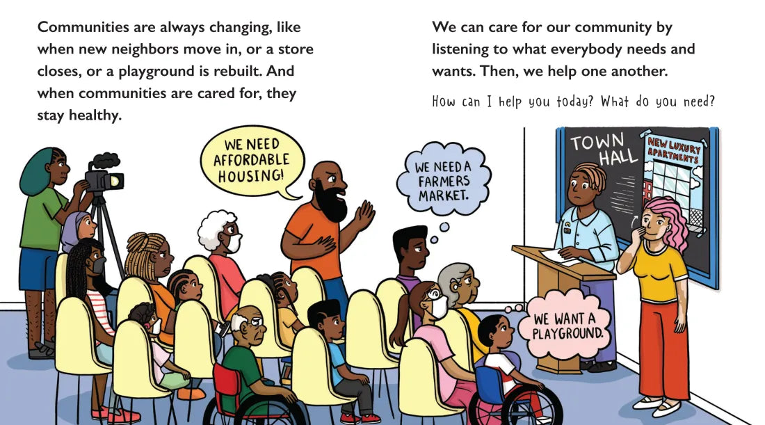 We Care: A First Conversation About Justice US - Hardback