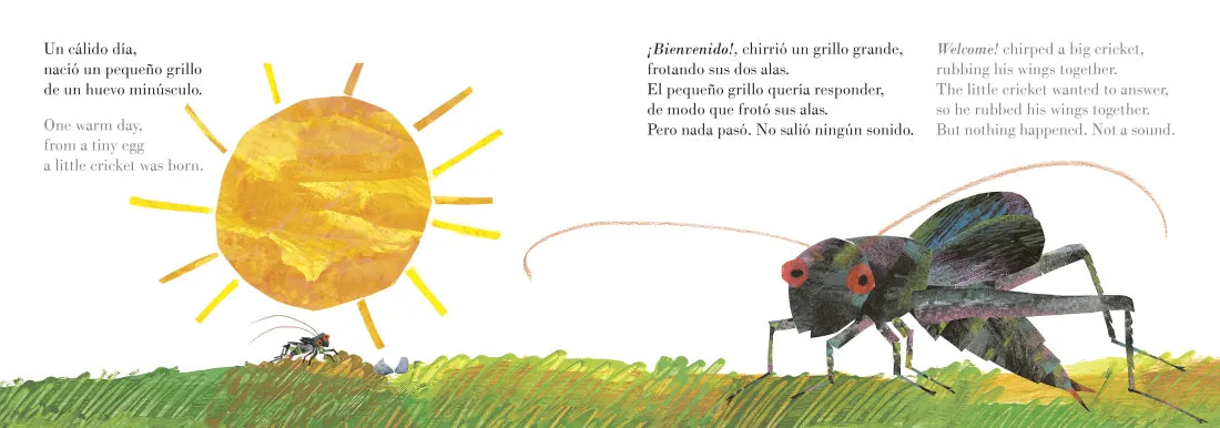 The Very Quiet Cricket/El grillo muy silencioso (Bilingual English-Spanish Edition) US - Board book