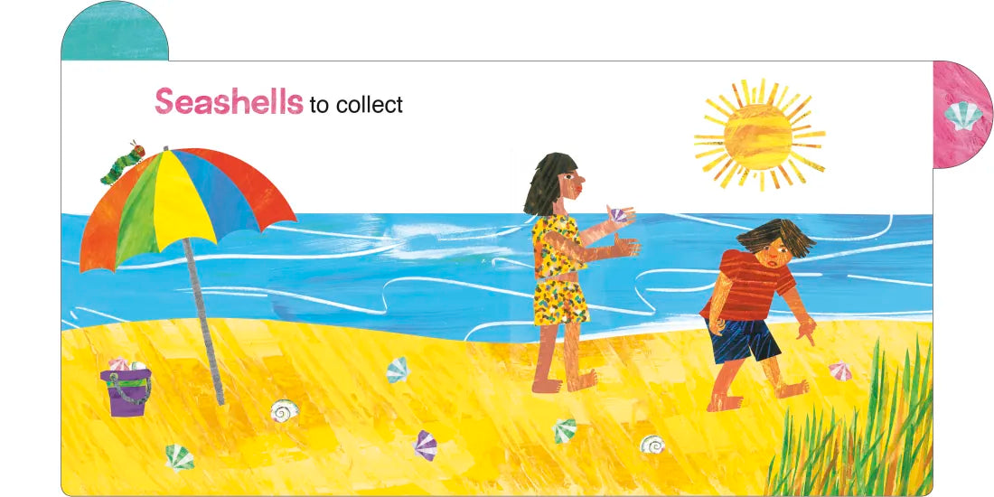 A Day at the Beach with The Very Hungry Caterpillar US - Board book