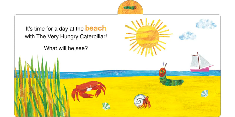 A Day at the Beach with The Very Hungry Caterpillar US - Board book