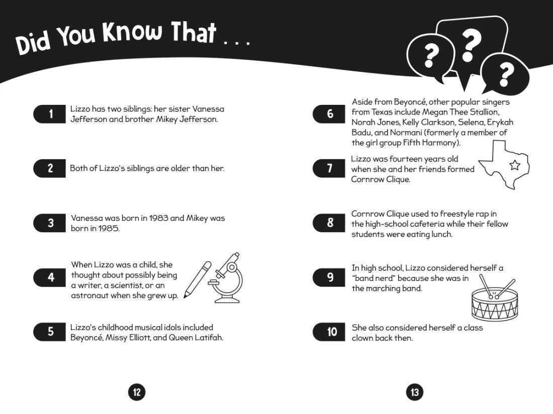 96 Facts About Lizzo US - Paperback / softback