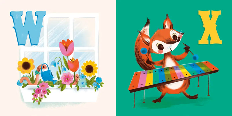 The ABCs of Spring US - Board book