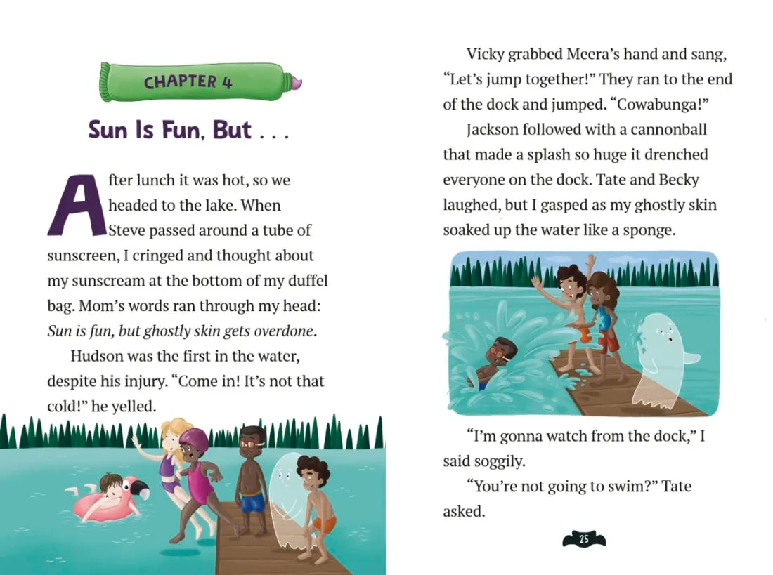 The Only Ghost at Summer Camp US - Paperback / softback