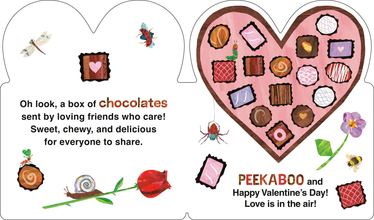 The Very Hungry Caterpillar's Peekaboo Valentine US - Board book