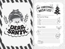 Dear Santa: A Christmas Wish List and Gratitude Journal for Kids US - Paperback / softback