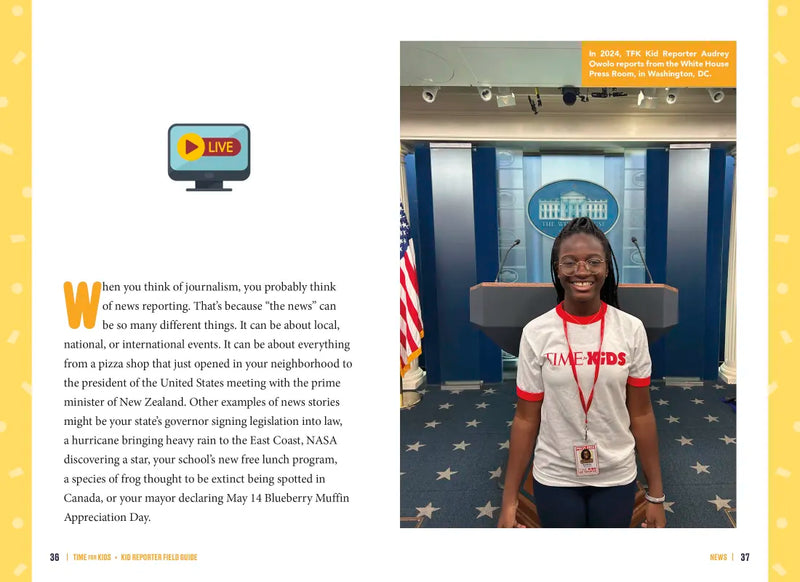 TIME for Kids: Kid Reporter Field Guide US - Book